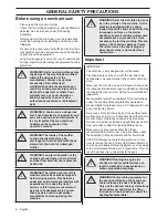 Preview for 6 page of Husqvarna 1151322-95 Operator'S Manual