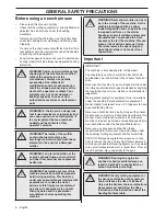 Preview for 6 page of Husqvarna 1152353-95 Operator'S Manual