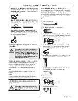 Preview for 11 page of Husqvarna 1152353-95 Operator'S Manual