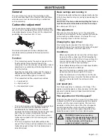 Preview for 31 page of Husqvarna 1153181-26 Operator'S Manual