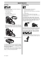 Preview for 36 page of Husqvarna 1153181-26 Operator'S Manual