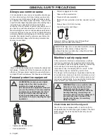 Preview for 8 page of Husqvarna 1153181-95 Operator'S Manual