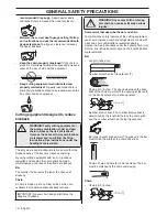 Preview for 12 page of Husqvarna 1153181-95 Operator'S Manual