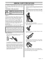 Preview for 15 page of Husqvarna 1153181-95 Operator'S Manual