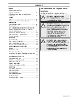 Preview for 95 page of Husqvarna 115iL Operator'S Manual