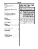 Preview for 135 page of Husqvarna 115iL Operator'S Manual