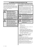 Preview for 140 page of Husqvarna 115iL Operator'S Manual