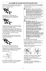 Preview for 121 page of Husqvarna 129RJ Operator'S Manual