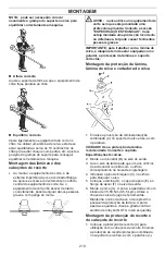 Preview for 219 page of Husqvarna 129RJ Operator'S Manual