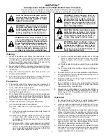 Preview for 2 page of Husqvarna 14527-LS 4527-LS Operator'S Manual