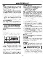 Preview for 16 page of Husqvarna 14527-LS 4527-LS Operator'S Manual