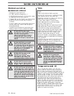 Preview for 276 page of Husqvarna 235e Operator'S Manual