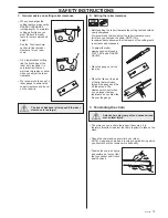 Preview for 13 page of Husqvarna 242XP Operator'S Manual