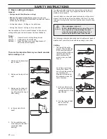 Preview for 20 page of Husqvarna 242XP Operator'S Manual