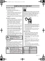 Preview for 41 page of Husqvarna 243RJ Operator'S Manual