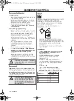 Preview for 170 page of Husqvarna 243RJ Operator'S Manual