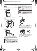 Preview for 190 page of Husqvarna 243RJ Operator'S Manual