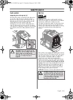 Preview for 203 page of Husqvarna 243RJ Operator'S Manual