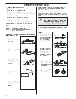 Preview for 20 page of Husqvarna 288XP Lite Operator'S Manual