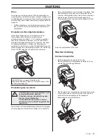 Preview for 39 page of Husqvarna 3122 k Operator'S Manual