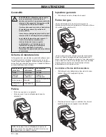 Preview for 66 page of Husqvarna 3122 k Operator'S Manual