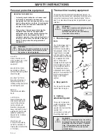 Preview for 4 page of Husqvarna 322 L Operator'S Manual