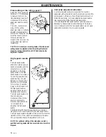 Preview for 18 page of Husqvarna 322 L Operator'S Manual