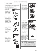 Preview for 9 page of Husqvarna 323R series Operator'S Manual