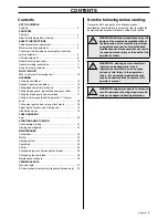 Preview for 3 page of Husqvarna 324R X-Series Operator'S Manual