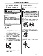 Preview for 11 page of Husqvarna 324R X-Series Operator'S Manual