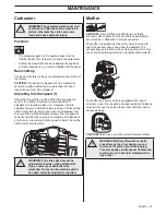 Preview for 27 page of Husqvarna 324RX Series Operator'S Manual