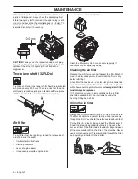 Preview for 20 page of Husqvarna 327LS Operator'S Manual