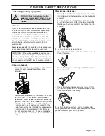 Preview for 15 page of Husqvarna 334T Operator'S Manual