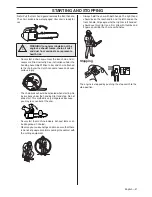 Preview for 21 page of Husqvarna 334T Operator'S Manual