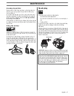 Preview for 21 page of Husqvarna 335LS Operator'S Manual