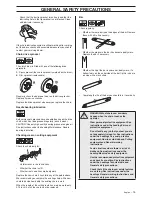 Preview for 15 page of Husqvarna 336 EPA I Operator'S Manual