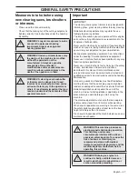 Preview for 47 page of Husqvarna 355FRM Operator'S Manual