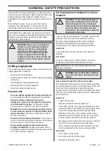 Preview for 13 page of Husqvarna 445 EPA II, 445e EPA II, 450e Operator'S Manual