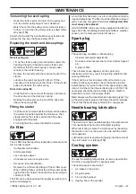 Preview for 27 page of Husqvarna 445 EPA II, 445e EPA II, 450e Operator'S Manual