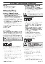 Preview for 39 page of Husqvarna 445 EPA II, 445e EPA II, 450e Operator'S Manual