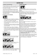 Preview for 155 page of Husqvarna 445 EPA II, 445e EPA II, 450e Operator'S Manual