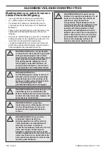 Preview for 194 page of Husqvarna 445 EPA II, 445e EPA II, 450e Operator'S Manual