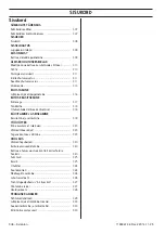 Preview for 308 page of Husqvarna 445 EPA II, 445e EPA II, 450e Operator'S Manual