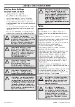 Preview for 310 page of Husqvarna 445 EPA II, 445e EPA II, 450e Operator'S Manual