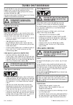 Preview for 314 page of Husqvarna 445 EPA II, 445e EPA II, 450e Operator'S Manual