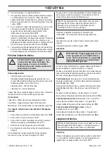 Preview for 321 page of Husqvarna 445 EPA II, 445e EPA II, 450e Operator'S Manual