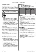 Preview for 390 page of Husqvarna 445 EPA II, 445e EPA II, 450e Operator'S Manual