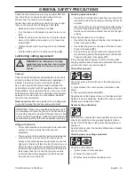 Preview for 15 page of Husqvarna 455e-series Rancher TrioBrake Operator'S Manual