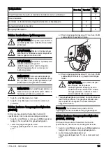 Preview for 181 page of Husqvarna 533RS Operator'S Manual