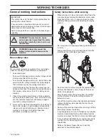 Preview for 18 page of Husqvarna 536LiL Operator'S Manual